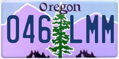 OR license plate 046LMM