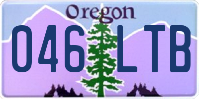 OR license plate 046LTB