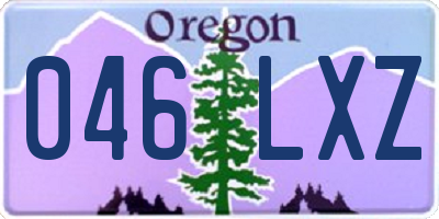 OR license plate 046LXZ