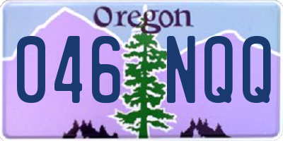 OR license plate 046NQQ