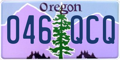 OR license plate 046QCQ