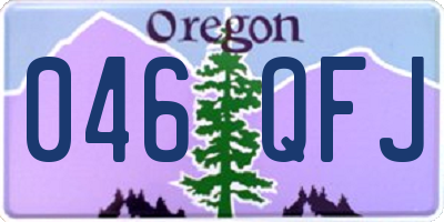 OR license plate 046QFJ