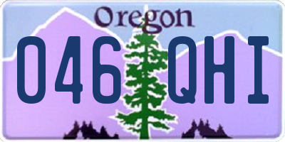 OR license plate 046QHI