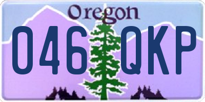 OR license plate 046QKP