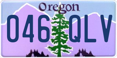 OR license plate 046QLV