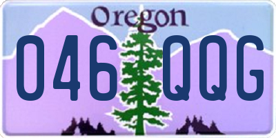 OR license plate 046QQG