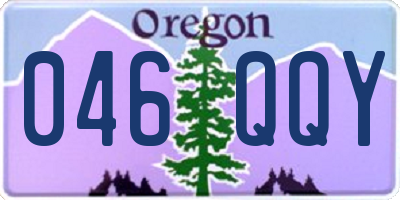 OR license plate 046QQY