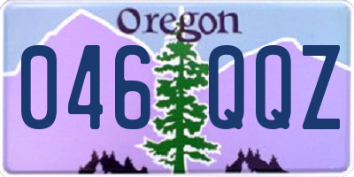 OR license plate 046QQZ