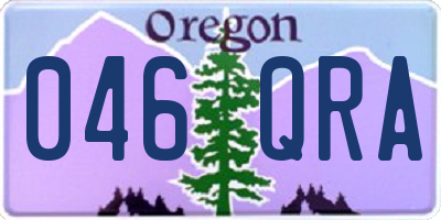 OR license plate 046QRA
