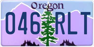 OR license plate 046RLT