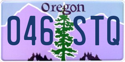 OR license plate 046STQ