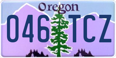 OR license plate 046TCZ