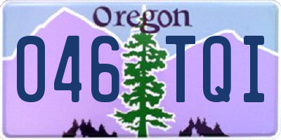OR license plate 046TQI
