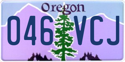 OR license plate 046VCJ