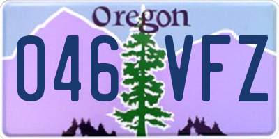 OR license plate 046VFZ