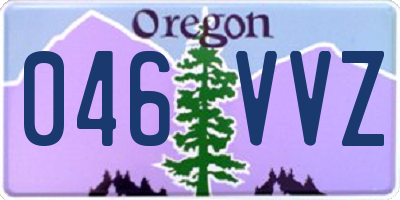 OR license plate 046VVZ