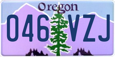 OR license plate 046VZJ