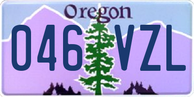 OR license plate 046VZL
