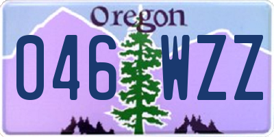 OR license plate 046WZZ