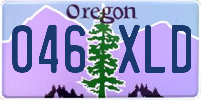 OR license plate 046XLD
