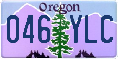 OR license plate 046YLC