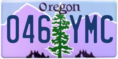 OR license plate 046YMC