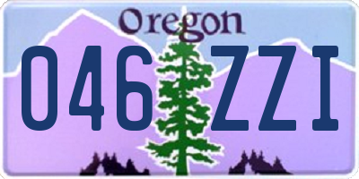 OR license plate 046ZZI