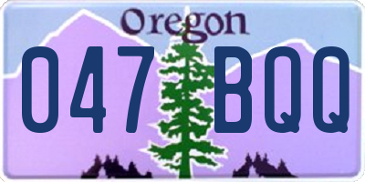 OR license plate 047BQQ