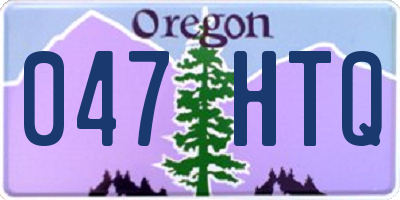 OR license plate 047HTQ