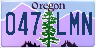 OR license plate 047LMN