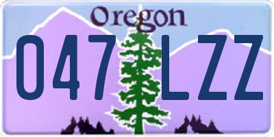 OR license plate 047LZZ