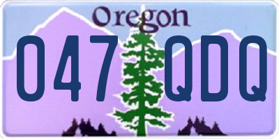OR license plate 047QDQ
