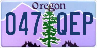 OR license plate 047QEP