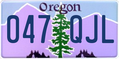 OR license plate 047QJL