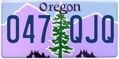 OR license plate 047QJQ