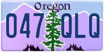 OR license plate 047QLQ