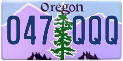 OR license plate 047QQQ