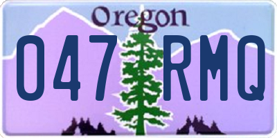 OR license plate 047RMQ