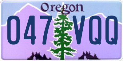 OR license plate 047VQQ