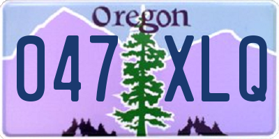 OR license plate 047XLQ