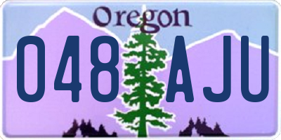 OR license plate 048AJU