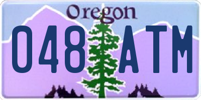 OR license plate 048ATM