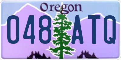 OR license plate 048ATQ