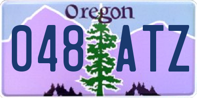 OR license plate 048ATZ