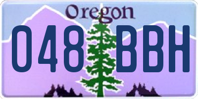 OR license plate 048BBH