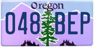 OR license plate 048BEP