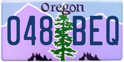 OR license plate 048BEQ