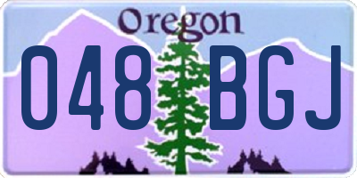 OR license plate 048BGJ