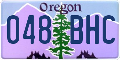 OR license plate 048BHC