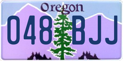 OR license plate 048BJJ